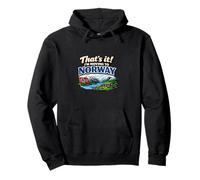 Me Mudo a Noruega Humor de Viaje nórdico Divertido Sudadera con Capucha