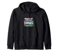 Me Mudo a Noruega Humor de Viaje nórdico Divertido Sudadera con Capucha