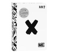 Me My Evolution - Agenda 2027 diaria de 16 meses, agenda para niños y niñas, con tapa blanda y gráficos en relieve, 512 páginas, ideal para escuela secundaria, superior y universidad, 12 x 16,5 cm