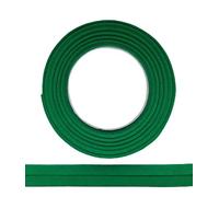 ME:NaMa Cinta al bies de 100% algodón, 10 m x 18 mm (plegada), de alta calidad, cinta de algodón al bies, ideal para coser tú mismo, fabricada en Bélgica, en un rollo (verde)