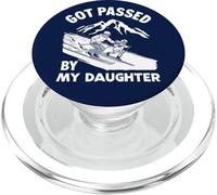 Me pasó por Alto mi Hija, Divertida Familia esquiando, papá, mamá, esquiadora PopSockets PopGrip para MagSafe