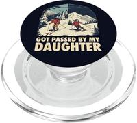 Me pasó por Alto mi Hija, Divertida Familia esquiando, papá, mamá, esquiadora PopSockets PopGrip para MagSafe
