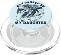 Me pasó por Alto mi Hija, Divertida Familia esquiando, papá, mamá, esquiadora PopSockets PopGrip para MagSafe