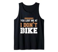 Me perdiste Cuando no voy en Bicicleta Camiseta sin Mangas