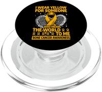 Me pongo amarillo para alguien que significa el mundo para mí PopSockets PopGrip para MagSafe