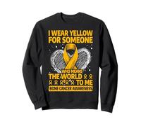 Me pongo amarillo para alguien que significa el mundo para mí Sudadera