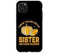 Me Pongo Amarillo para mi Hermana Concientización sobre el cáncer de Hueso Carcasa para iPhone 11 Pro MAX