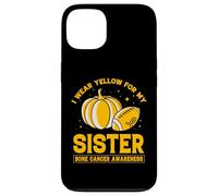 Me Pongo Amarillo para mi Hermana Concientización sobre el cáncer de Hueso Carcasa para iPhone 13