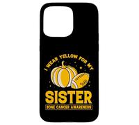 Me Pongo Amarillo para mi Hermana Concientización sobre el cáncer de Hueso Carcasa para iPhone 15 Pro MAX