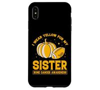 Me Pongo Amarillo para mi Hermana Concientización sobre el cáncer de Hueso Carcasa para iPhone XS MAX