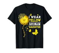Me pongo amarillo para mi hija Concientización sobre el cáncer de sarcoma de Ewing Camiseta