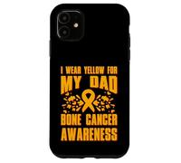 Me pongo amarillo para mi papá Concientización sobre el cáncer de hueso Carcasa para iPhone 11