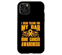 Me pongo amarillo para mi papá Concientización sobre el cáncer de hueso Carcasa para iPhone 11 Pro