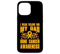 Me pongo amarillo para mi papá Concientización sobre el cáncer de hueso Carcasa para iPhone 13 Pro Max