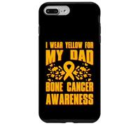 Me pongo amarillo para mi papá Concientización sobre el cáncer de hueso Carcasa para iPhone 7 Plus/8 Plus