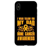 Me pongo amarillo para mi papá Concientización sobre el cáncer de hueso Carcasa para iPhone XS Max