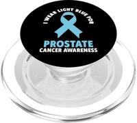Me Pongo Azul Claro para la concienciación sobre el cáncer de próstata PopSockets PopGrip para MagSafe