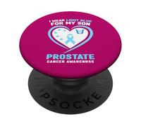 Me Pongo Azul Claro para mi Hijo Concientización sobre el cáncer de próstata PopSockets PopGrip Adhesivo
