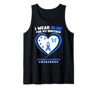 Me Pongo Azul para la Conciencia de la Artritis Juvenil de mi Hermano Camiseta sin Mangas