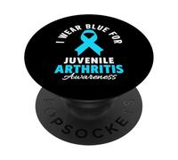 Me Pongo Azul para la Conciencia de la Artritis Juvenil PopSockets PopGrip Adhesivo