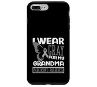 Me Pongo Gris para la Conciencia de mi Abuela Butterfly Parkinson Carcasa para iPhone 7 Plus/8 Plus