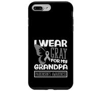 Me Pongo Gris para la Conciencia de mi Abuelo Butterfly Parkinson Carcasa para iPhone 7 Plus/8 Plus