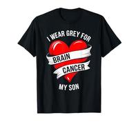 Me pongo gris para mi hijo sobreviviente de cáncer cerebral Camiseta
