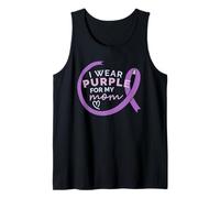 ME Pongo Morado por MI Madre Alzheimer Meme Camiseta sin Mangas