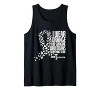 Me Pongo Naranja para Alguien Que Significa Todo para mí TDAH Camiseta sin Mangas