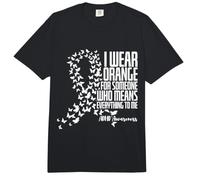 Me Pongo Naranja para Alguien Que Significa Todo para mí TDAH Comfort Colors Adult Heavyweight T-Shirt