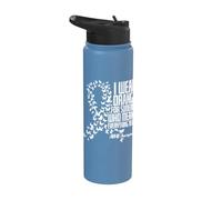 Me pongo naranja para alguien que significa todo para mí TDAH Stainless Steel Insulated Water Bottle