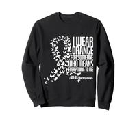 Me Pongo Naranja para Alguien Que Significa Todo para mí TDAH Sudadera