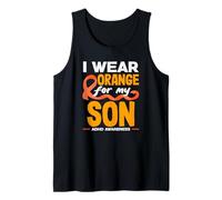 Me Pongo Naranja para el Mes de concienciación sobre el TDAH de mi Hijo Camiseta sin Mangas