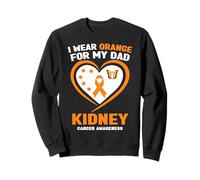 Me Pongo Naranja para la Conciencia del cáncer de riñón de mi papá Sudadera
