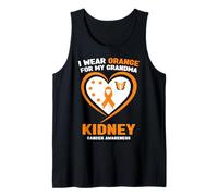 Me Pongo Naranja para la concienciación sobre el cáncer de riñón de mi Abuela Camiseta sin Mangas