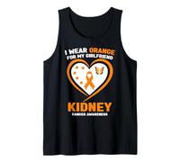 Me Pongo Naranja para la concienciación sobre el cáncer de riñón de mi Novia Camiseta sin Mangas