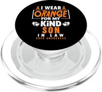 Me Pongo Naranja para mi Hijo en la Ley COPD Warrior Conciencia sobre la EPOC PopSockets PopGrip para MagSafe