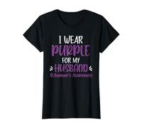 Me Pongo púrpura para el Mes de concientización sobre el Alzheimer de mi Esposo Camiseta