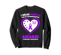 Me Pongo púrpura para el síndrome de mi Nieta Aicardi Sudadera