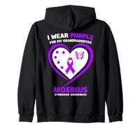 Me Pongo púrpura para el síndrome de mi Nieta Moebius Sudadera con Capucha