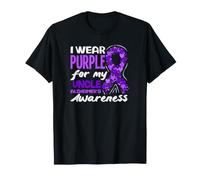 Me Pongo púrpura para la Conciencia de mi tío sobre el Alzheimer Camiseta