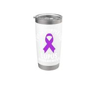 Me pongo púrpura para la conciencia del lupus Vaso térmico de acero inoxidable de doble pared