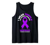 Me Pongo púrpura para la Conciencia del síndrome de Moebius Camiseta sin Mangas