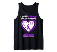 Me Pongo púrpura para la Conciencia del síndrome de Moebius de mi Nieto Camiseta sin Mangas