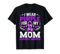 Me Pongo púrpura para la Conciencia Motivacional del Alzheimer Camiseta