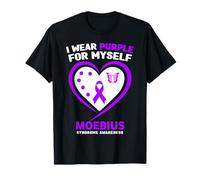 Me Pongo púrpura para mí Mismo Conciencia del síndrome de Moebius Camiseta
