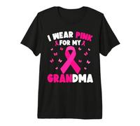 Me Pongo Rosa para la Conciencia del cáncer de Mama de mi Abuela Camiseta Premium