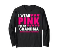 Me Pongo Rosa para la Conciencia del cáncer de Mama de mi Abuela Manga Larga