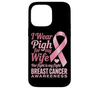 Me Pongo Rosa para la Conciencia del cáncer de Mama de mi Esposa Carcasa para iPhone 14 Pro MAX