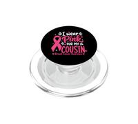 Me Pongo Rosa para la Conciencia del cáncer de Mama de mi Primo PopSockets PopGrip para MagSafe